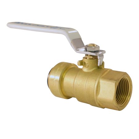 Tectite By Apollo 3/4 in. Brass Push-to-Connect x Female Pipe Thread Ball Valve FSBBV34F